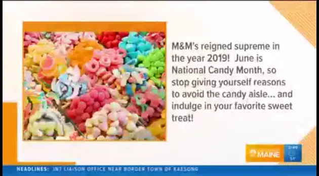 Portland’s News Center Maine shared more information about National Candy Month.