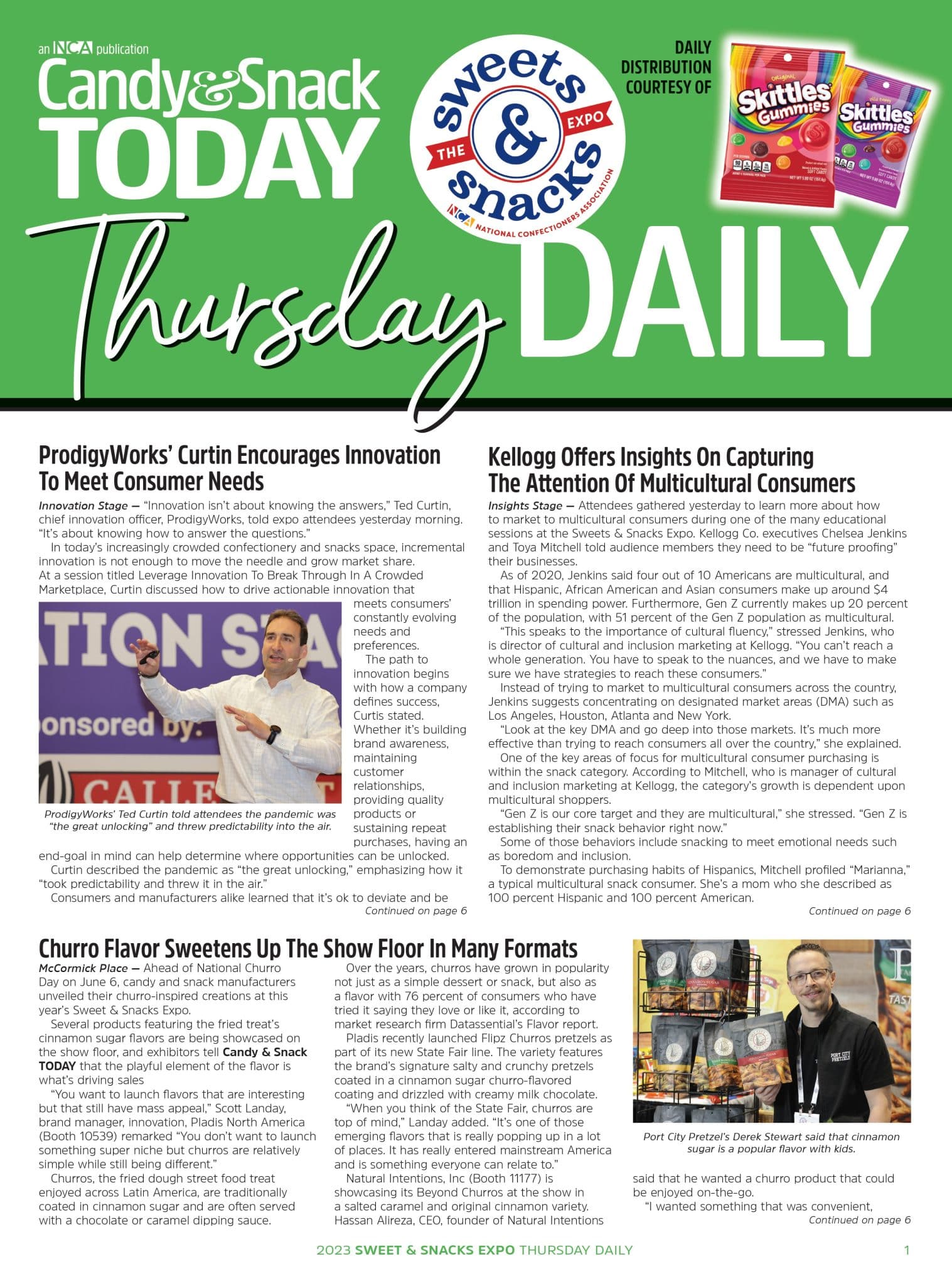 Sweets & Snacks Expo Show Daily Thursday NCA